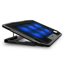 Nuoxi 6-Fan Cooling Pad Notebook Laptop Stand Portable Adjustable Aluminum