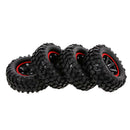 96mm Rubber Tire with 1.9" Rim for 1/10 HSP Redcat Traxxas RC Crawler Buggy