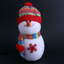Christmas Foam Snowman Ornament Rainbow Hat Festival Decoration(27x14cm)