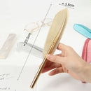 40 Pieces Feather Gel Pen Bookmarks Pens Gel Pen Stationery School W1K7