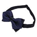 Wedding Party Fashion Festival staple Adjustable Fancy Tie Bow Tie (Navy)