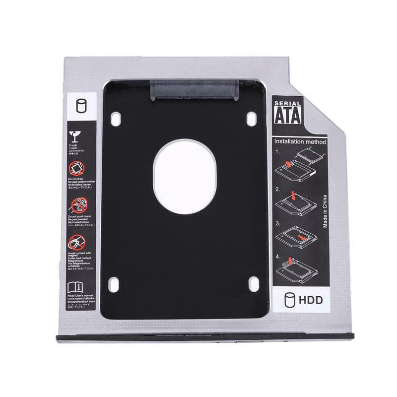 9mm SATA to SATA 2nd SSD Caddy Case Hard Disk Drive Enclosure CD-ROM Optical