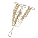 Full Match Chic Street Style Multi Layer Toe Link Chain Anklet