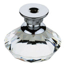 16PCS Crystal Glass Door Knobs Clear Pull Handle Zinc Alloy with Screw for  Y4I2