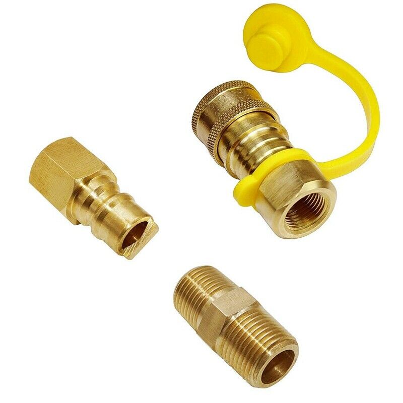 3/8 Inch Natural Gas Quick Connect Fittings,Lp Gas Propane Hose Quick Disco L5U7