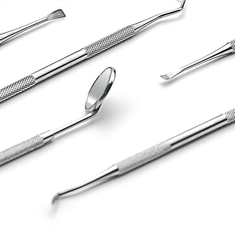 Dental Mirror Stainless Steel Dentist Teeth Hygiene Mouth Inspection Oral C^SE