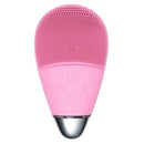 Pink Silicone Cleansing Instrument Electric Face Washer Five-Speed Adjustin