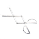 Foldable Tongs Pliers Pinchers Tweezers Camping Stove Charcoal Coal BBQ Clip New