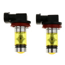 2X 100W H11 LED Fog Light 1000LM DRL Driving Bulb Dual Yellow
