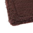 Plush Pet Hamster Cushion Mat Squirrel Blanket Guinea Pig Bed(Dark Brown) A