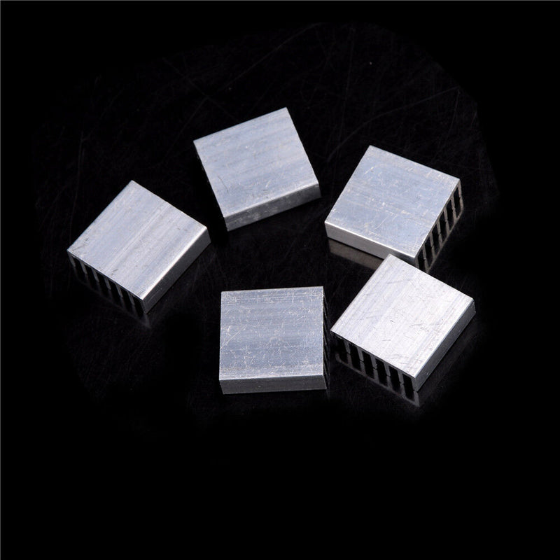5pcs Aluminum Heat Sink for LED Power Memory Chip 20*20*6mm FEA Gw