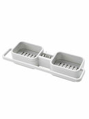 Kitchen Sink Faucet Sponge Soap Cloth Drain Rack Storage Organizer Holder-Shelf