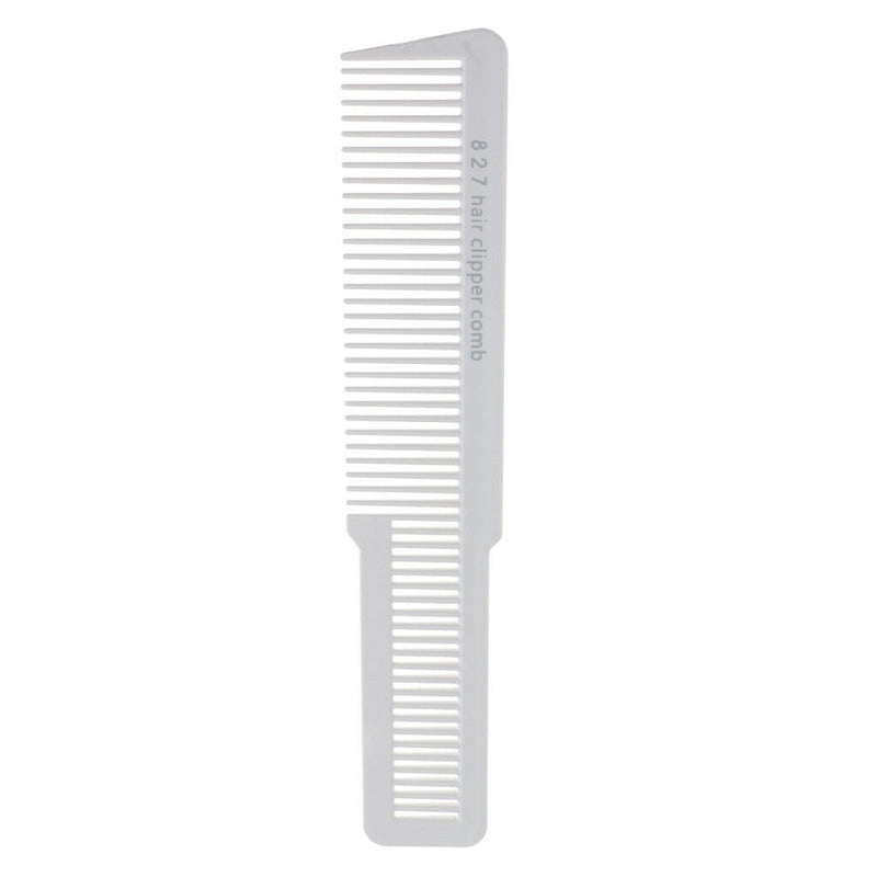 Professional Flat Top Comb Hair Care Stylist Hair Cutting Tool White