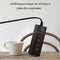B38 4USB Travel Mobile Phone Charger 5V 3A Smart Charging Head (EU Plug)