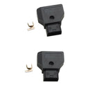 2pcs D-Tap Connector Male Plug for BMCC BMPC DSLR Rig Battery Power Supply