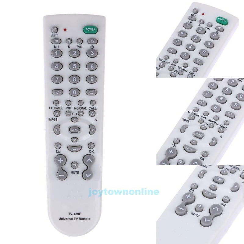 Universal Portable Replacement Remote Controller for Television TV Set TV-139F
