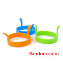 Silicone Round Omelette Fry Egg Ring Pancake Poach Mold Kitchen Cooking Tool x1
