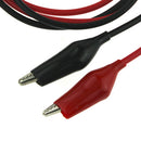 New 3ft Red Alligator Clip to Banana Plug Probe Cable Test Lead 90cm