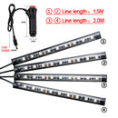 1Pcs 5050 SMD 48LED 12V RGB LED Strip Lights IR Controller Adapter+Music -ROHS