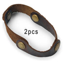 2Pcs Handy Leather Headphone Earphone Cable Tie Cord Wrap Organizer Winder