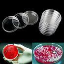 Clear Plastic Petri Dishes with Lids, Sterile, 90mL