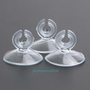 10PCS Rubber Clear Suction Cup Aquarium Glass Window Strong Sucker Hanger Holder