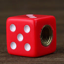 Design Red Dice Tire air Valve Stem Caps for Car Truck Bike ATV Wheel Rims FT