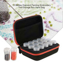 15 Bottles Diamond Painting Embroidery Tool Storage Box Hand Bag (Red)