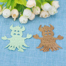 2pcs Grass-skirt Cow Cutting Dies Stencils Scrapbook Embossing DIY Card