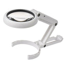 Folding 5X 10X Magnifier For Coins Stamps Book Newspaper Mutifunctional