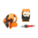 Performance CDI+ Ignition Coil+ Spark Plug for GY6 150cc 125cc 50cc 139QMB
