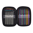 25pcs Aluminum Crochet Hooks Knit Weave Craft Yarn Sweater Sewing Needles