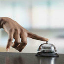 1X Restaurant Service Bell Hotel Desk Bell Ring Reception Counter Hotel Bar K5U1