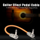 6.35mm Male to 6.35 Male Guitar Pedal Copper Braid Cable for Guitar Effect Pedal