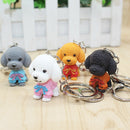 Cartoon Cute Dogs Keychains Pendant Key Rings Women Bag Car Metal Key Chain G Gw