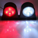 2Pcs 12V Rubber Outline Truck Trailer Lorry Caravan Side Marker Led Light C