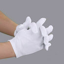 5Pair White Cotton Gloves Khan Cloth Quality Check Warm Rituals Play Gloves K2C9
