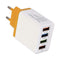 4 USB Color Travel Charger 3A Phone Fast Charging Charger EU-Plug Adapter