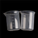 100ml / 3.4oZ Clear Plastic Graduated Measure Cup Jug Beakers KitchenLab Too Bj