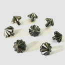 30 Sets 9mm Umbrella Shape Rivets Rapid Studs Nailhead for Leather Crafts