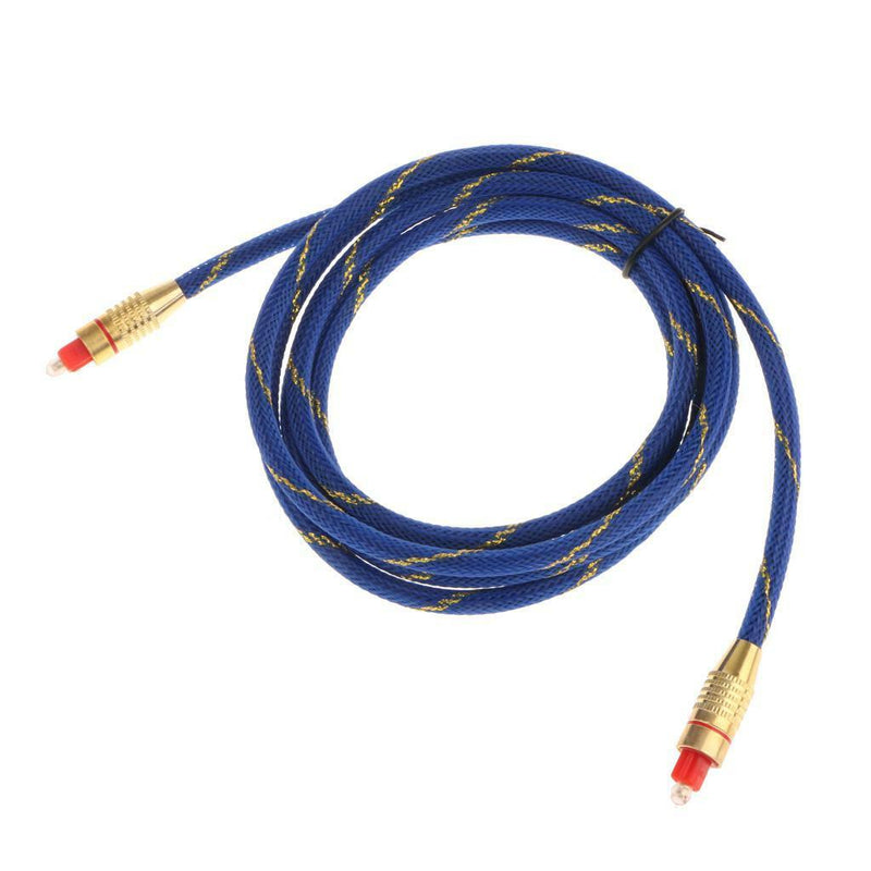 6ft/2m Digital Optical Audio Cable w/ Premium heavy-metal Casting Connector