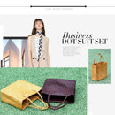 4X(Fashion Straw Summer Women Beach Handbags Female Flap Handbags Designer N4X5)
