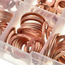 200x Engine Oil Drain Plug Copper Crush Washer Seal O-Ring Gasket 9Sizes B FAJ