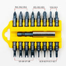 17Pcs Security Tamper Proof Multi-Bit Set Magnetic Holder Screwdriver Bits D