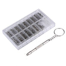 1000pcs/set Micro Glasses Sunglass Watch Spectacles Phone Tablet Screws