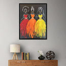 5D DIY Diamond Painting Kit Three Girls Full Round Drill Picture Handicraft