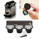 6Pcs Refillable Coffee Capsules Pods for Nespresso Durable Eco-Friendly