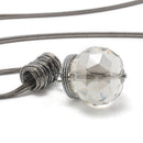 Chunky Women Jewelry Bib Choker Necklace Crystal Pendant Long Chain Statement