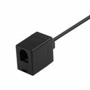 3.5mm Male Jack to RJ9 4P4C Female Adapter Converter Extension Cable Wire f