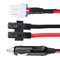 1.5m 30A 4Pin Short Wave Car Charger Power Cable for ICOM IC-7000 IC-7600